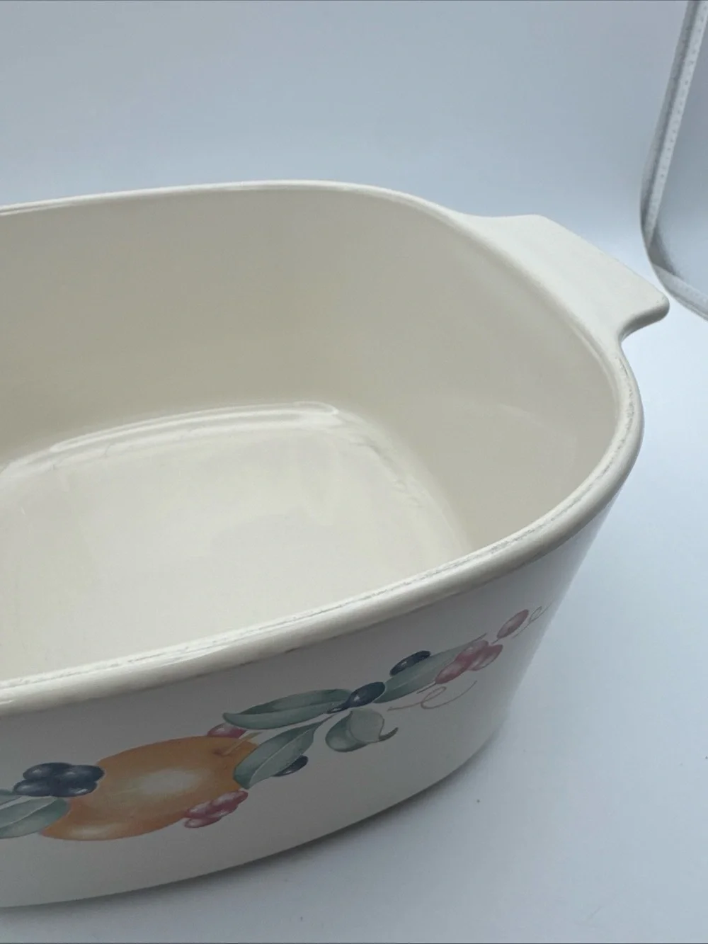 Corning Ware Abundance 3QT Casserole Dish A-3-B Amber Pyrex Lid No chips/cracks